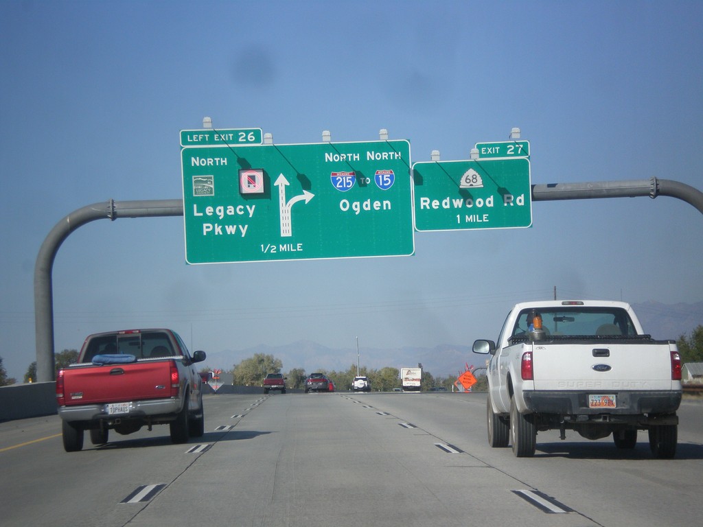 I-215 North - Exits 26 and 27