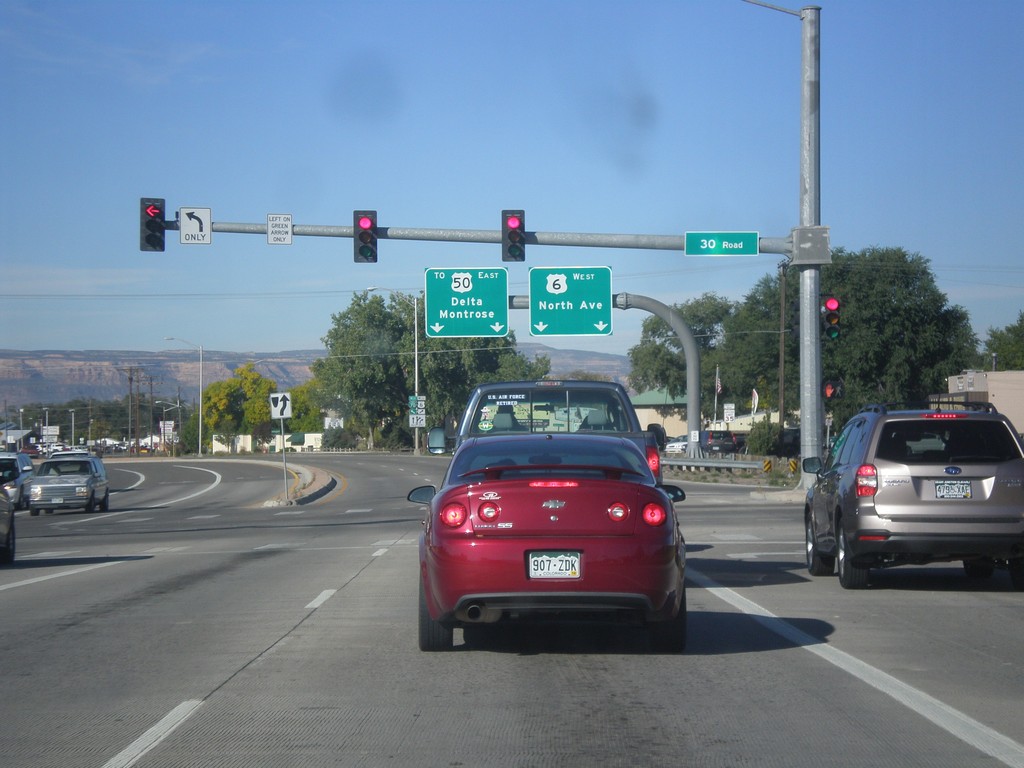 US-6/BL-70 West at US-6/BL-70 Split