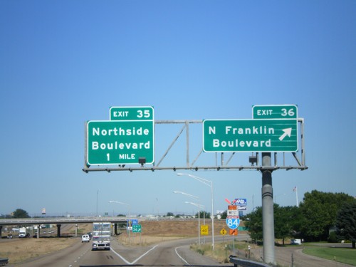 I-84 West - Exit 36 Approaching Exit 35