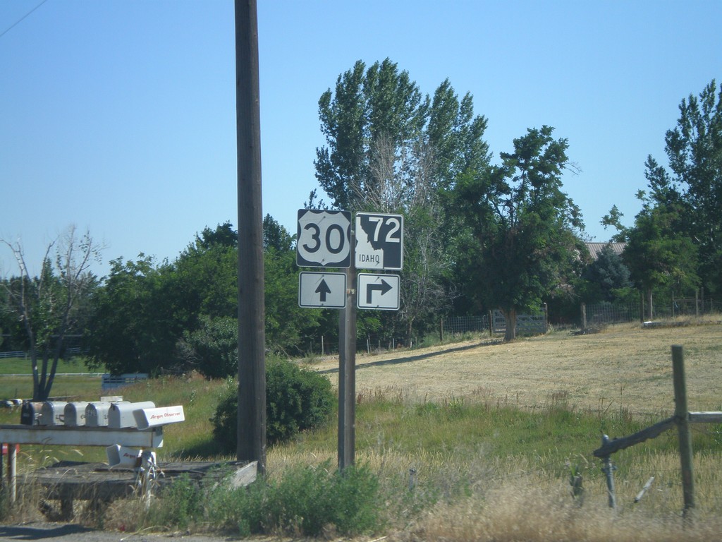 US-30 West At ID-72