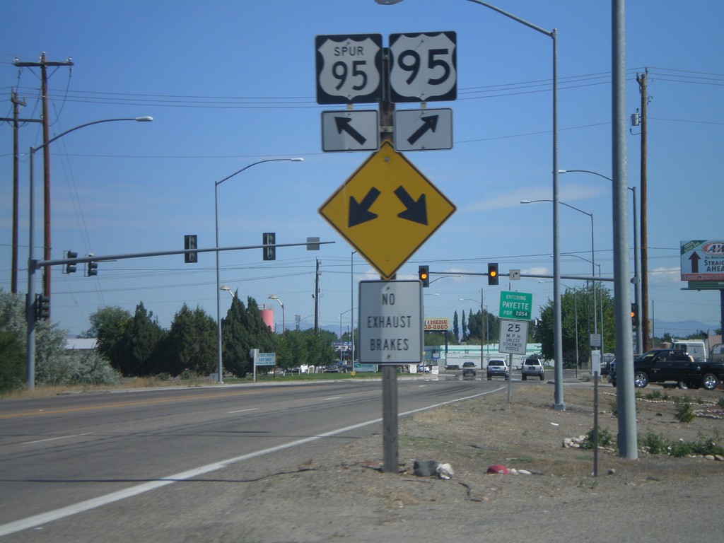 US-95 North at US-95 Spur (Payette)