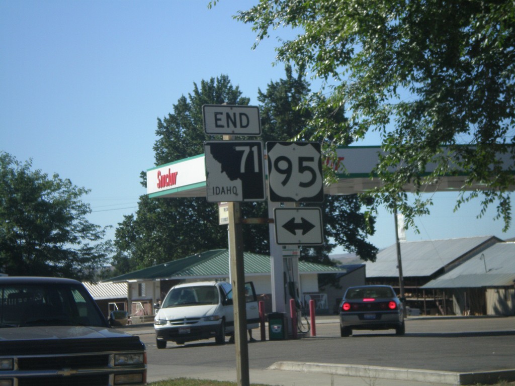 End ID-71 South at US-95