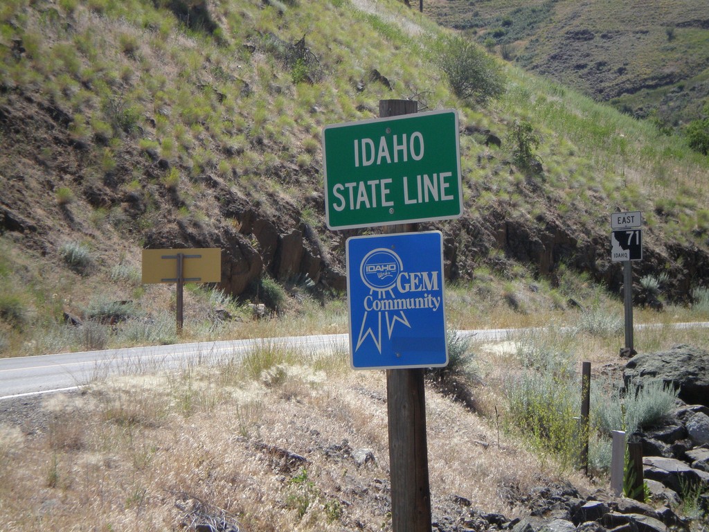 ID-71 South - Idaho State Line