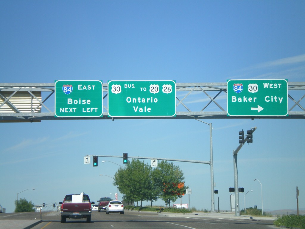 US-30 West at I-84 West