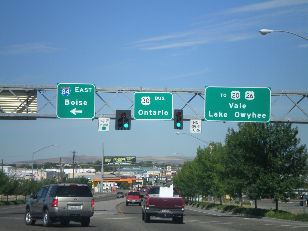 US-30 West at I-84 East