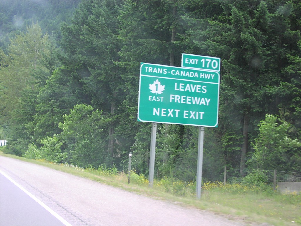 Trans-Canada Leaves Freeway