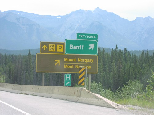 TC-1 East Banff Exit