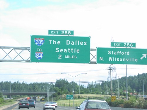 I-5 North Exit 286/Exit 288