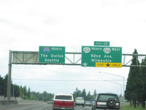 I-205 North Exit 13