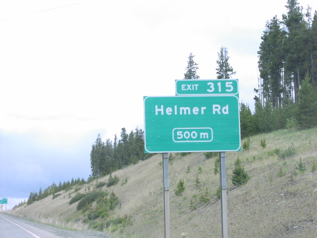 BC-5 North Exit 315