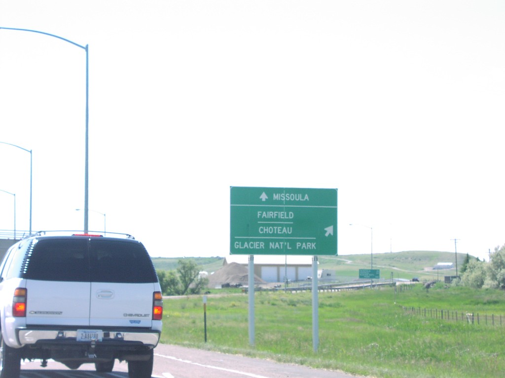 US-89 North/MT-200 West Split