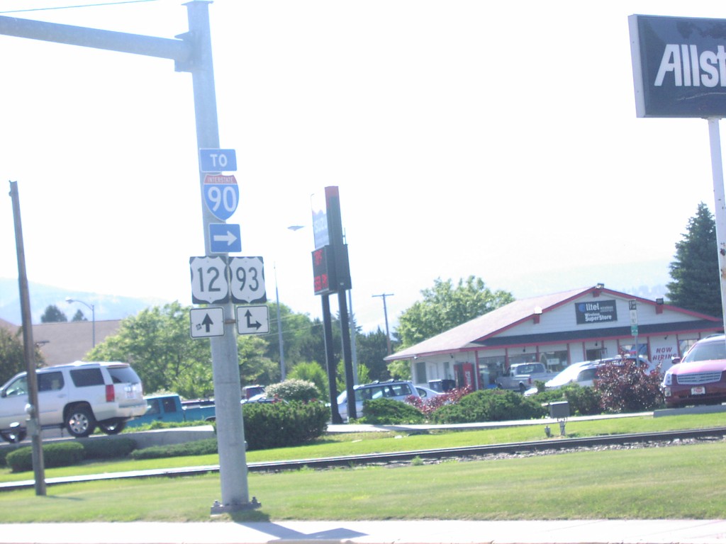 US-12 West at US-93 (Brooks St./Reserve St.) - Missoula