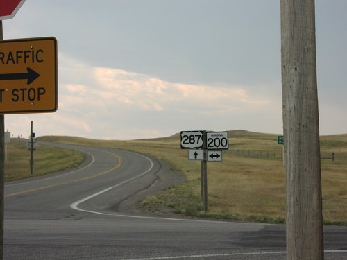 US-287 South at MT-200