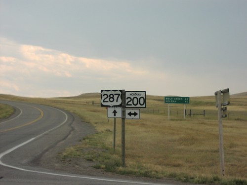 US-287 South at MT-200