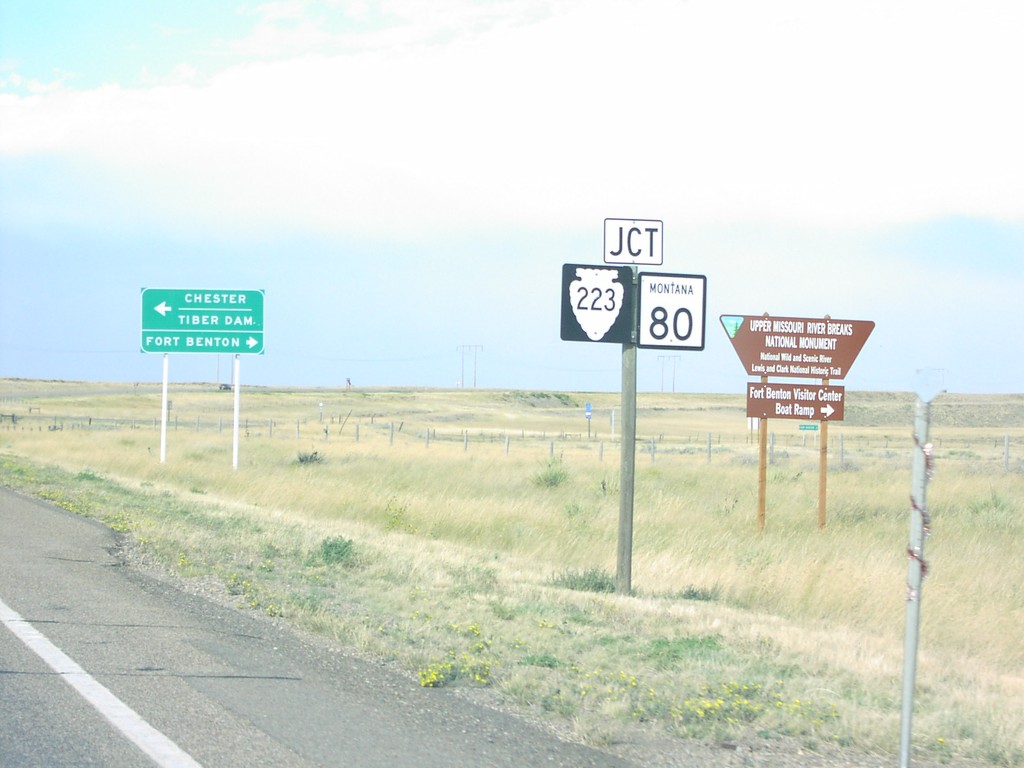 US-87 North Approaching MT-80/MTS-223