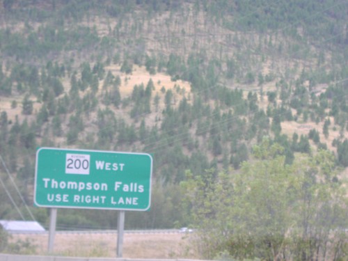 US-93 South Approaching MT-200 West