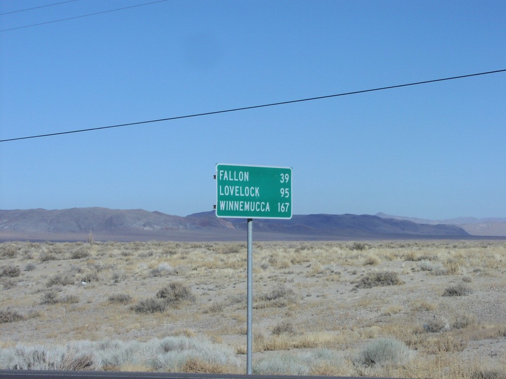 US-95 North Distance Marker