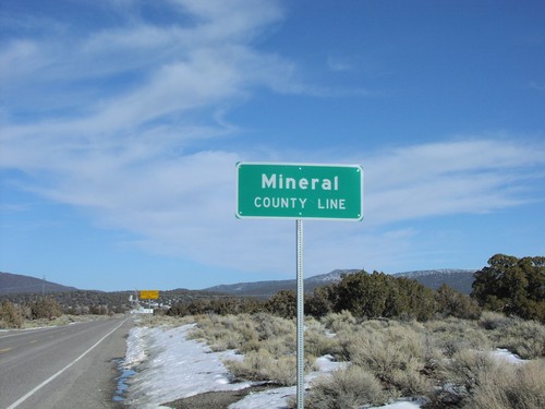 Mineral County Line on NV-359 North