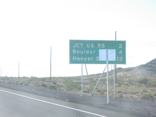 Distance Marker on US-93/US-95 South