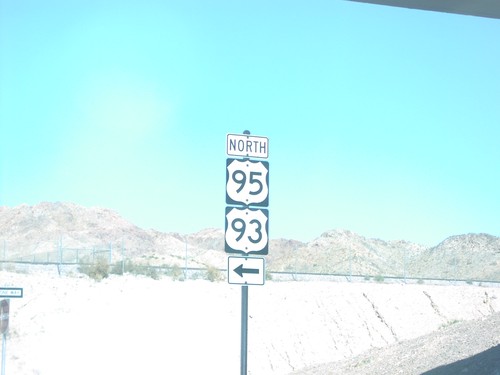 US-95 North at US-93 Jct.