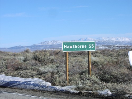 Distance Marker On CA-167 East