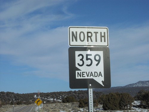 NV-359 North at NV/CA Stateline