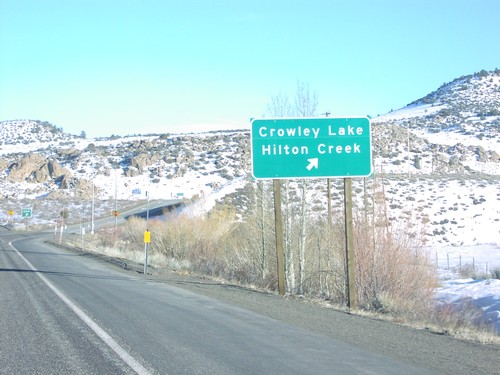 US-395 South at Crowley Lake