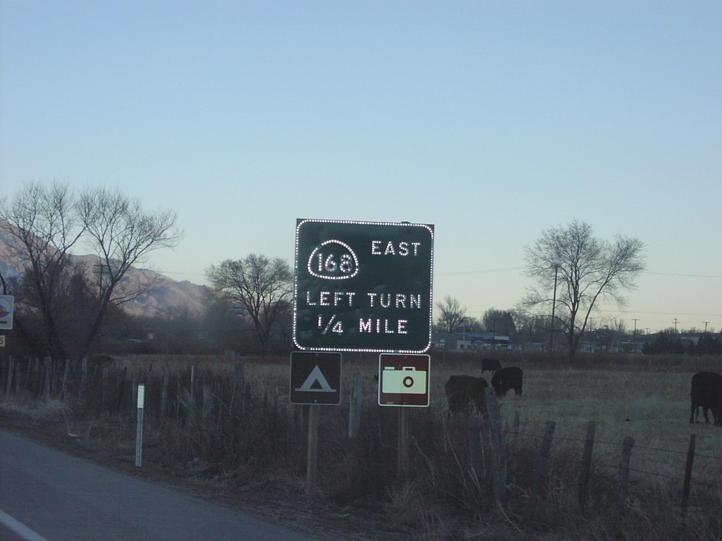 US-395 South at CA-168 East