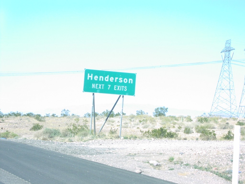 US-95/US-93 North - Henderson Exits