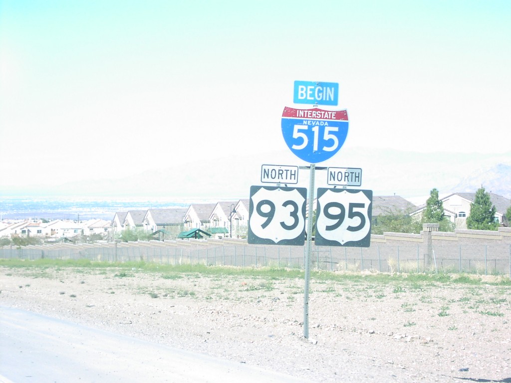 Begin I-515 North