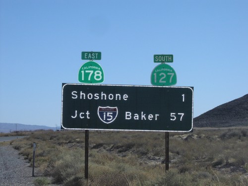 CA-127 South - Distance Marker