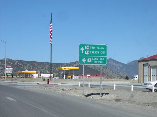 US-93 North/US-50 West/US-6 West at US-6