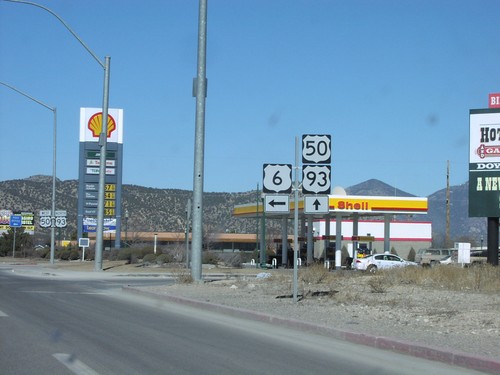 US-93 North/US-50 West at US-6 West