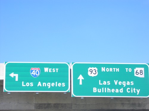 Beale St. at I-40/US-93 Jct.