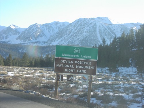 US-395 South at CA-203