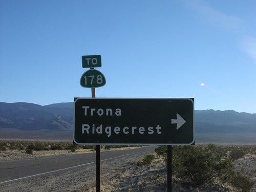 CA-190 East To CA-178 Trona/Wildhorse