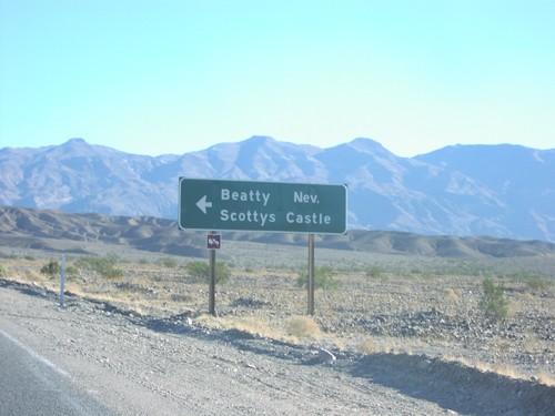 CA-190 East at Beatty Jct.