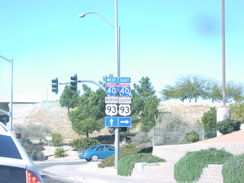 Beale St. at I-40/US-93 Jct.