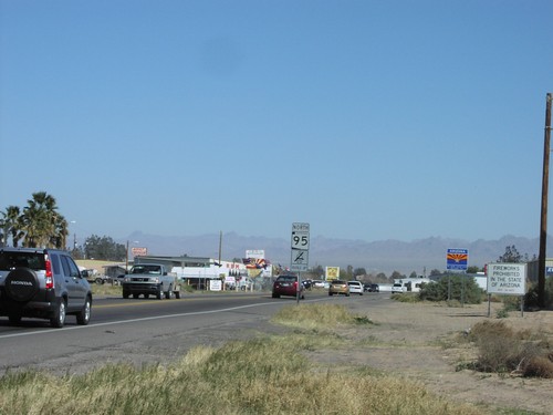 AZ-95 North CA/AZ StateLine