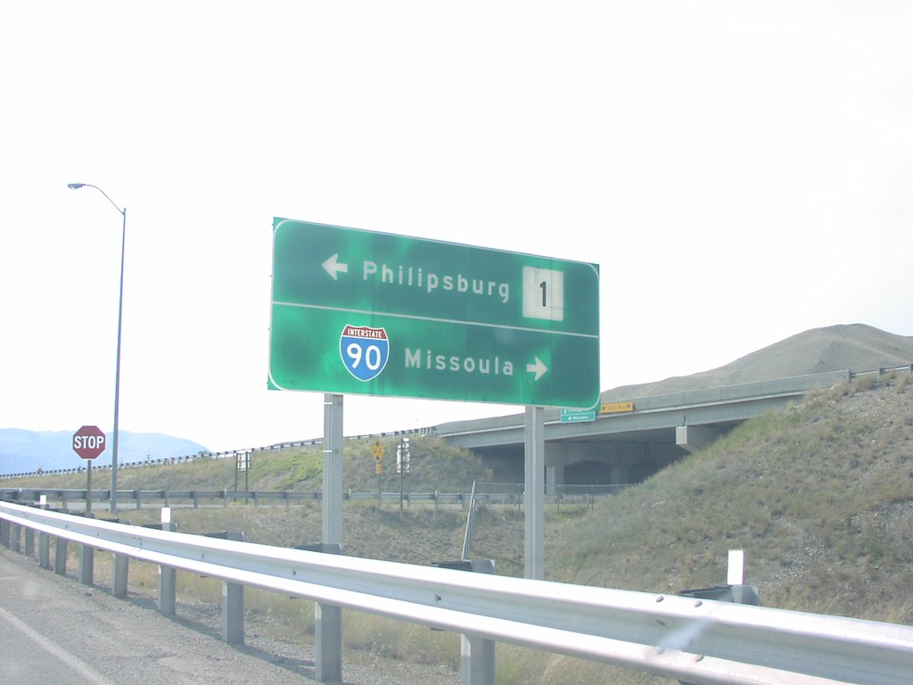 BL-90 at MT-1 to Phillipsburg and Missoula