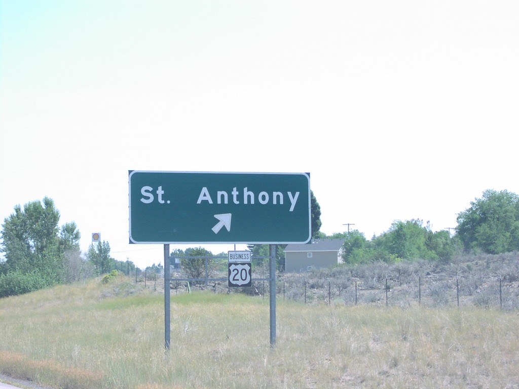 US-20 East St. Anthony Exit