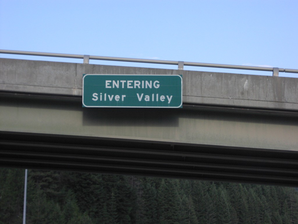 I-90 West - Entering Silver Valley