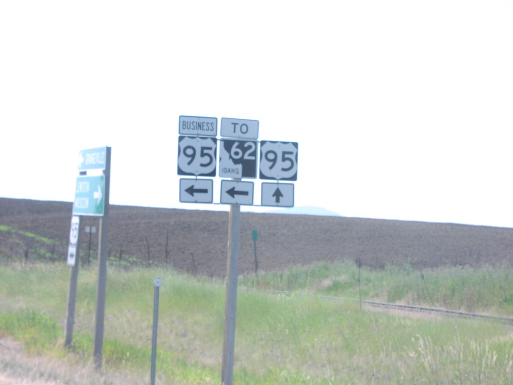 US-95 South at BL-95/To ID-62