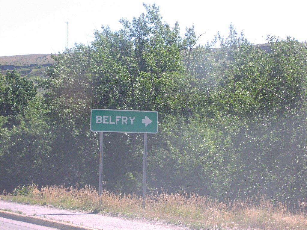 US-212 North at MTS-308 to Belfry