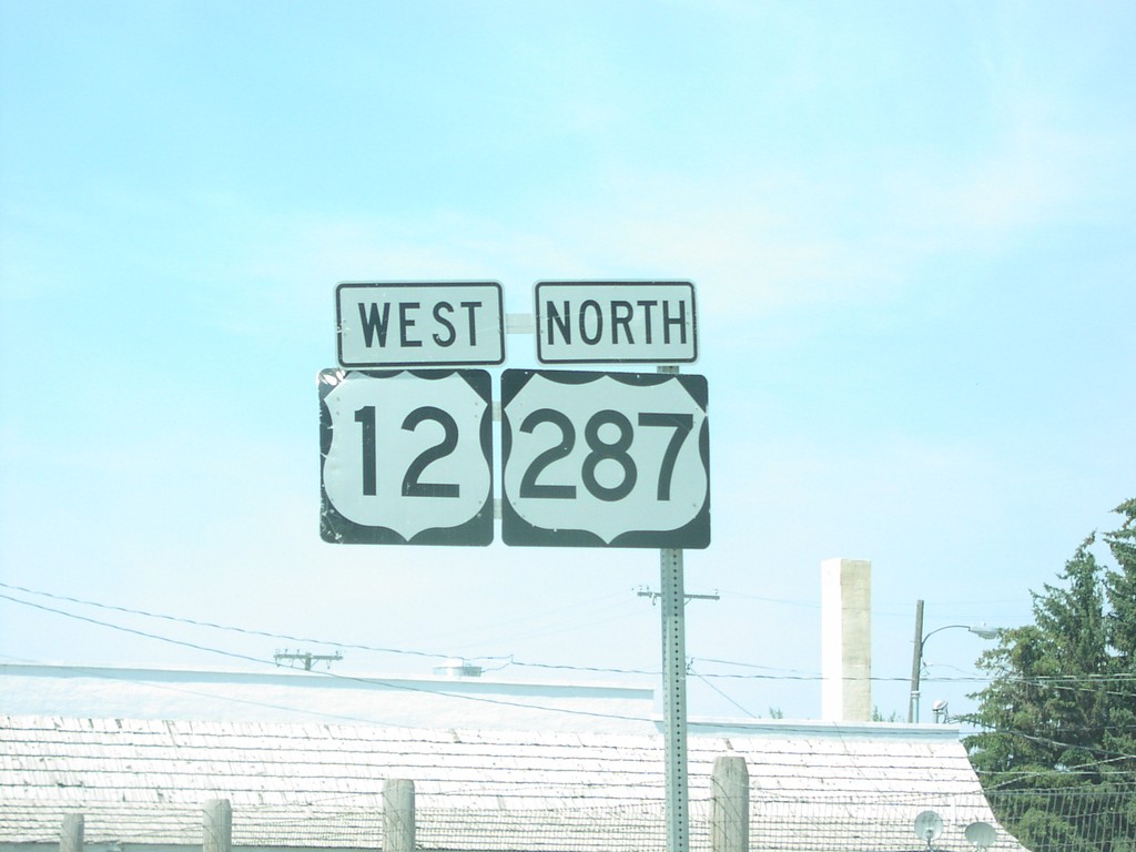 US-12 West/US-287 North