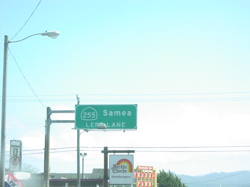 US-101 North at CA-255/Samoa