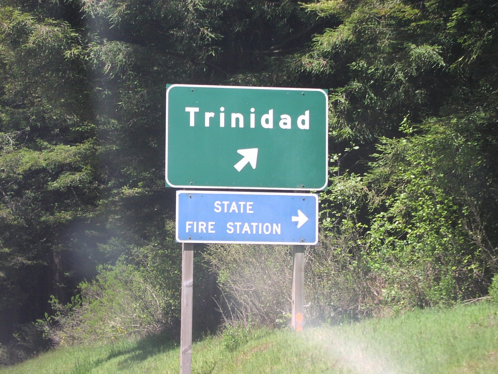 US-101 North at Trinidad Exit