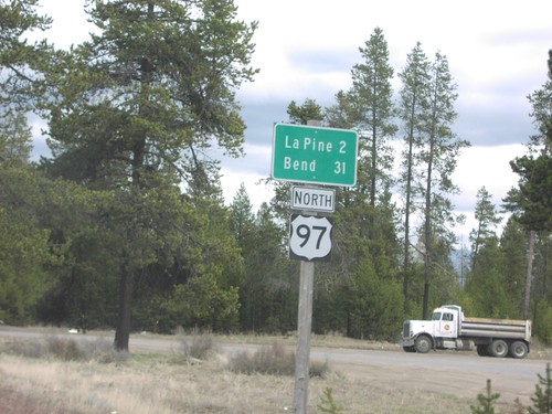 US-97 North Distance Marker