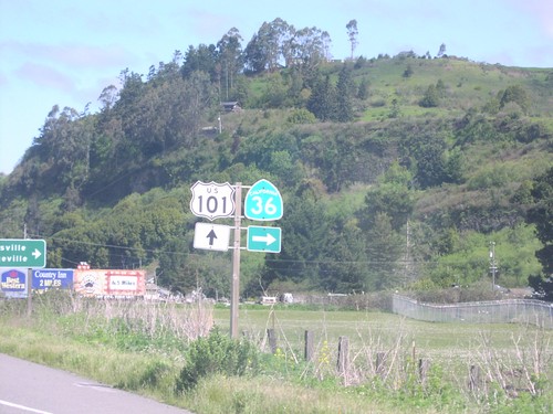 US-101 North at CA-36