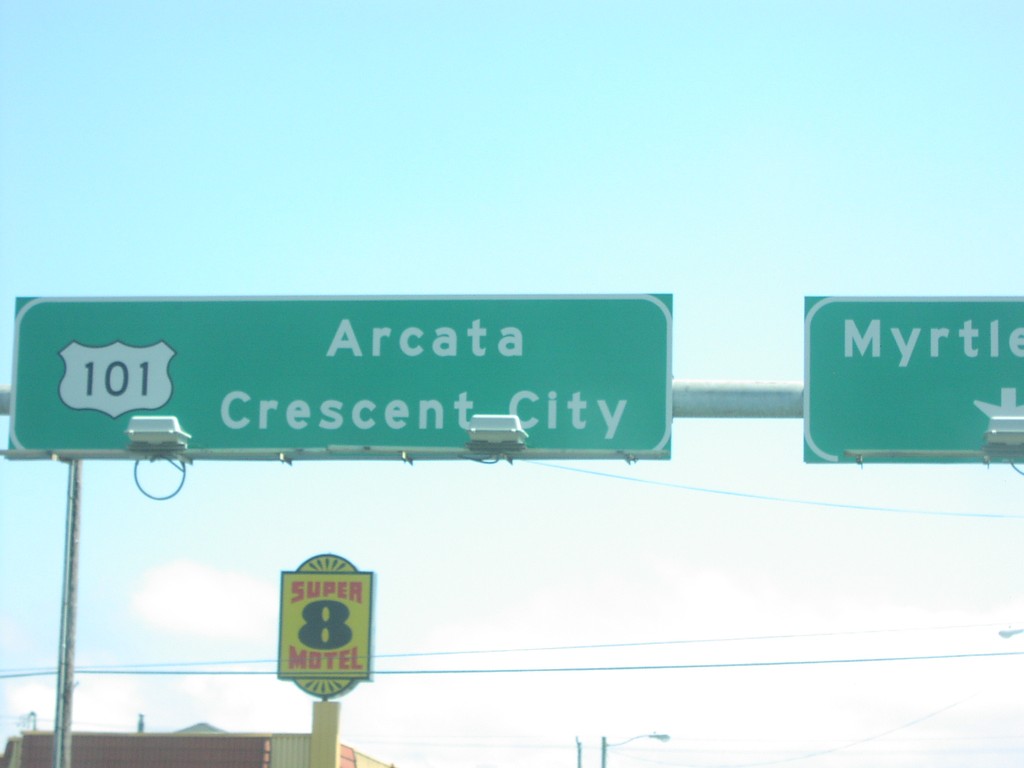 US-101 North at Myrtle St. in Eureka